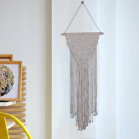 bohemian folk tapestry decorated with wind cotton thread nordic fan home simple decorative pendant