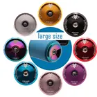 Заглушки для руля велосипеда, надувные заглушки из алюминиевого сплава, аксессуары для горных велосипедов, одна пара