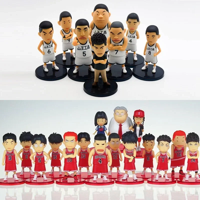 Koo Hanamichi Sakuragi Kaede Rukawa Hisashi Mitsui Akagi Takenori Ryota Miyagi Q-Version Set коллекция мини-фигурок 25 на