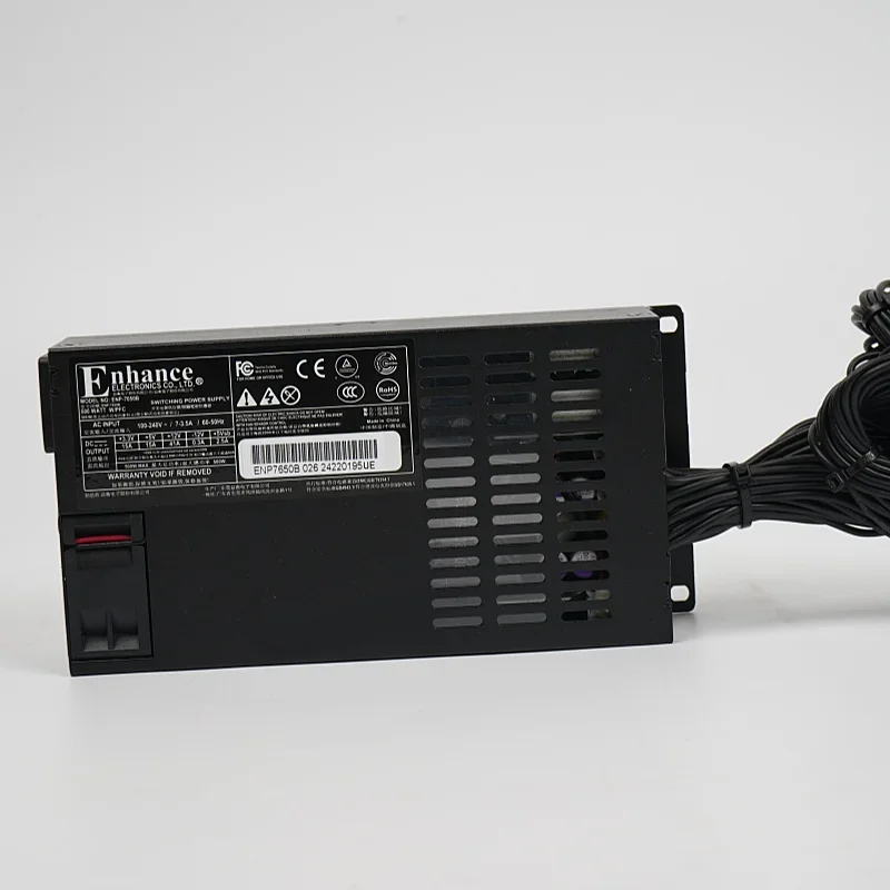 Yiheng ENP-7660B NEP-7650B Маленький блок питания 1U 600 Вт/500 Вт бесшумный NAS/ITX небольшой хост