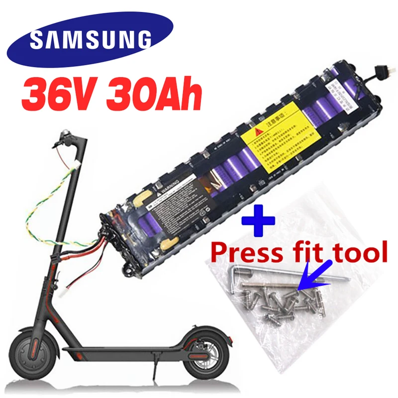 

100% Original 36V 30Ah for Xiaomi M356 Special 18650 Lithium Battery Pack 30000mAh 60km Waterproof Bluetooth Communication