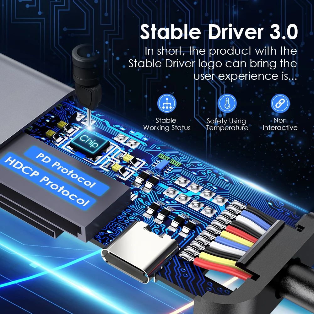 USB-концентратор Lention 3,0, 4K, 30 Гц, Type C на HDMI, 2,0 PD, 100 Вт (art.: 3920c2ade87f1) - 3920c2ade87f1