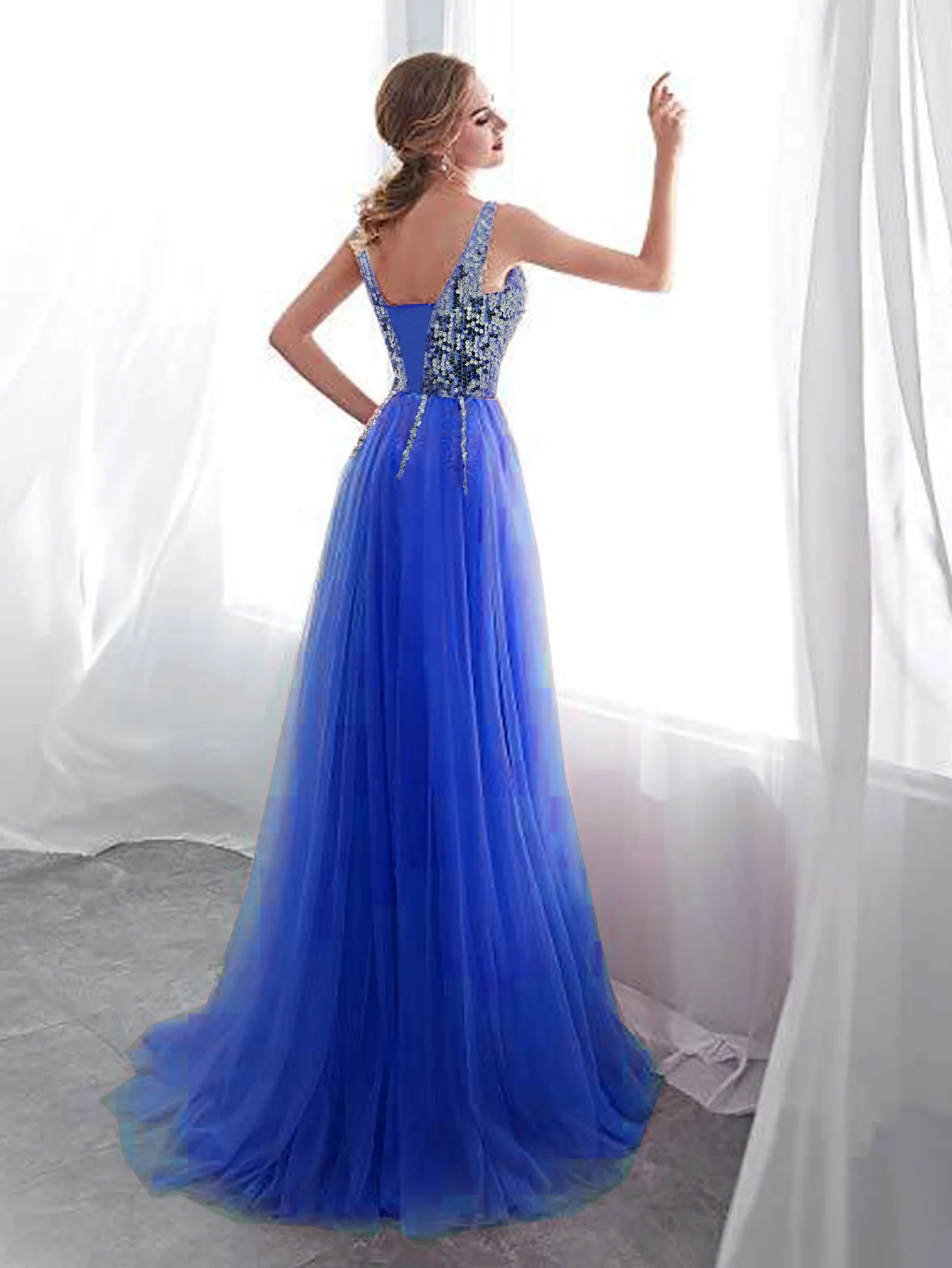 Elegant Party Dresses for Women 2022 Evening Prom Formal Designer Clothing Sexy Sequin Ceremony Cocktail Birthday Outfits