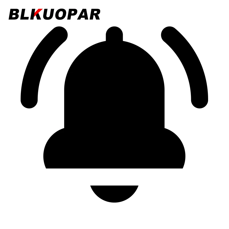 

BLKUOPAR для сигнализации, колокольчик, автомобильные наклейки, модный Индивидуальный бампер, мотоциклетный шлем, водонепроницаемая виниловая автомобильная пленка