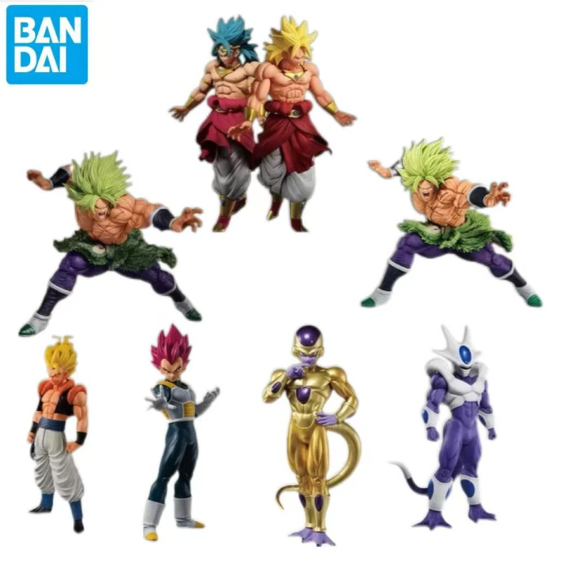 Фото В наличии: Оригинальная модель персонажей аниме Bandai Ichiban Kuji Dragon Ball - Hell Gogeta, Broly Final Form, Cooler, Golden Frieza №1