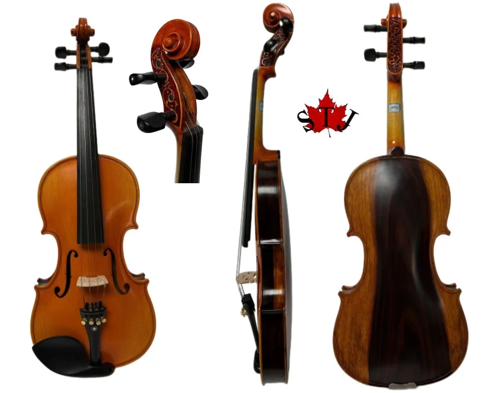 Фото Скрипка из палисандра Maestro в стиле Strad, SONG profession 4/4, сплошная спинка, удивительный тон №1