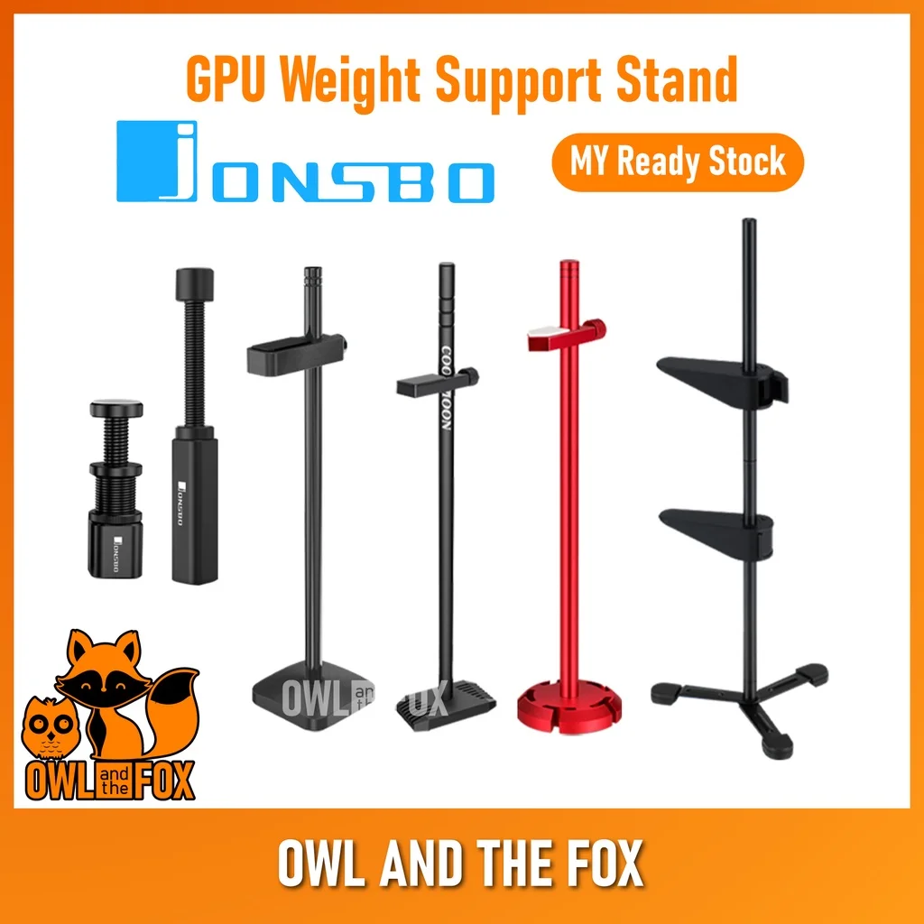 

[Ready Stock] GPU Support Holder Graphics Card Stand Bracket Brace Cool Moon Jonsbo Adjustable GPU Stand