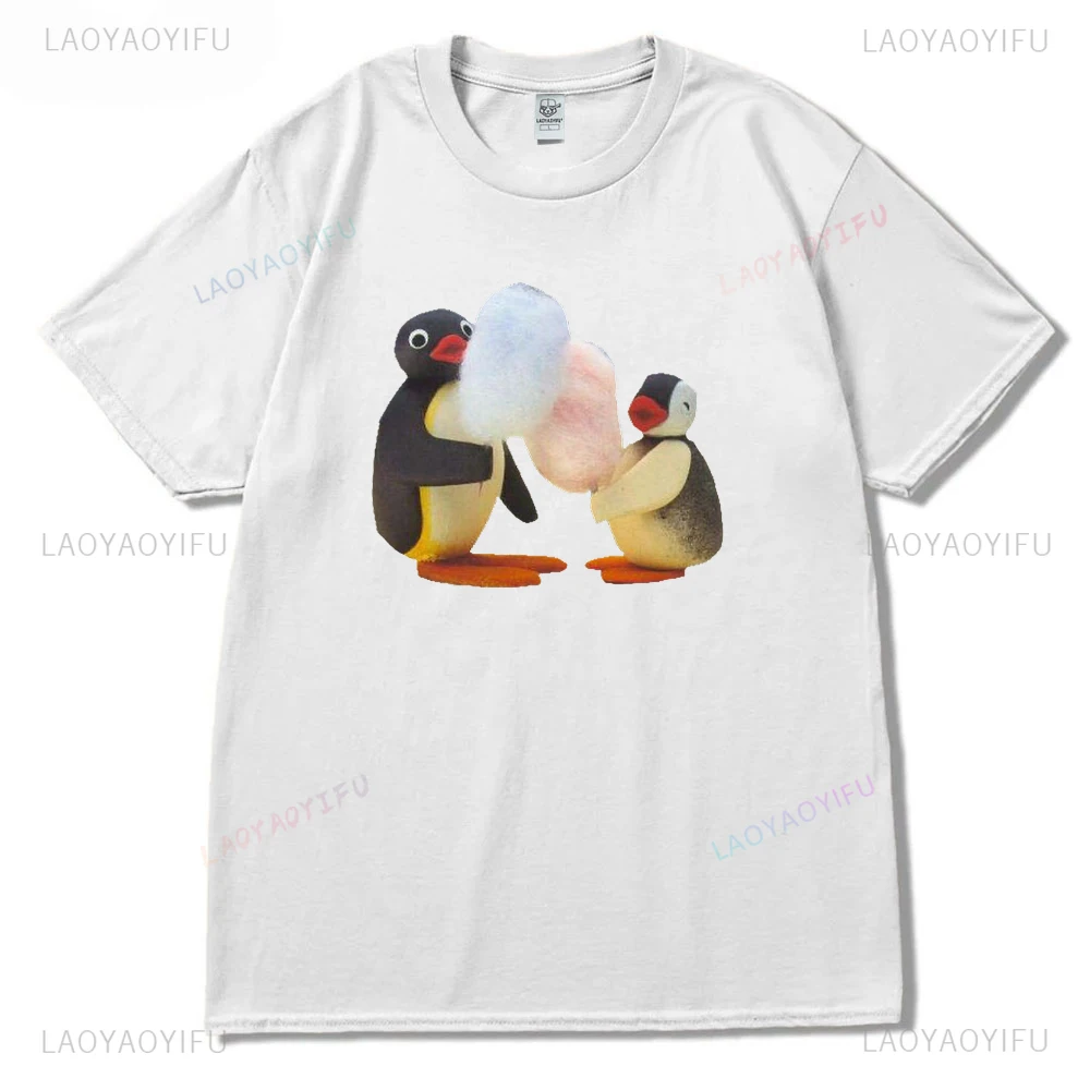 Ретро мультфильм Noot Pingu Pinga Penguin TV модные женские футболки с круглым вырезом и