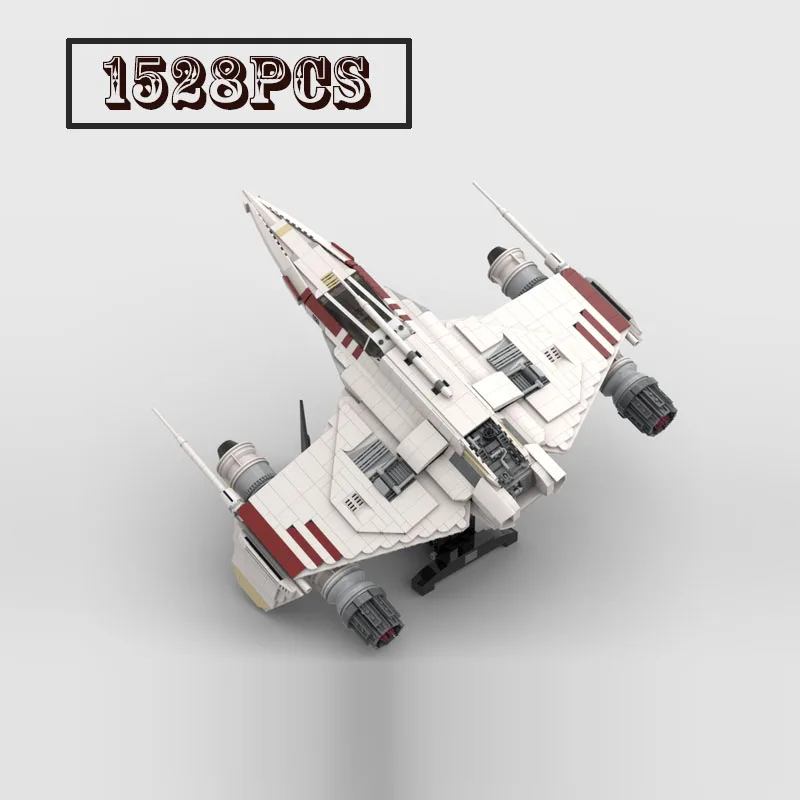 

MOC War Fighter MOC-127180 Набор строительных блоков DIY космический серия боец детские развивающие игрушки подарок атака космический корабль