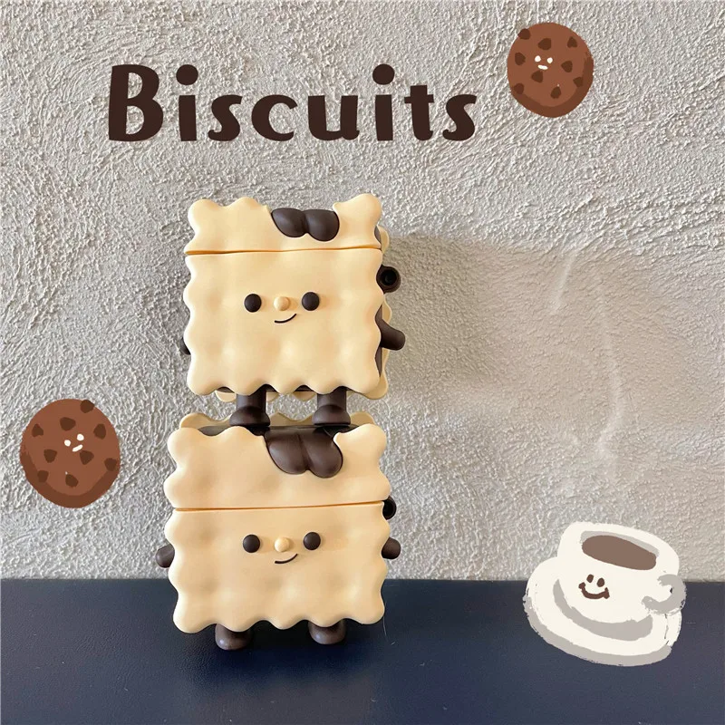 

Creative Cute Sandwich Cookie Man Earphone Cover for Apple Airpods Pro2 Case for Airpods 3 3rd Generation AirPod 2 1 Case