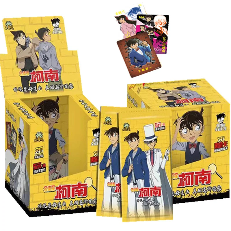 

Новые коллекционные карты Detective Conan, 20 упаковок/коробка, игровые карты, игрушки для детей, подарок на день рождения, фигурка