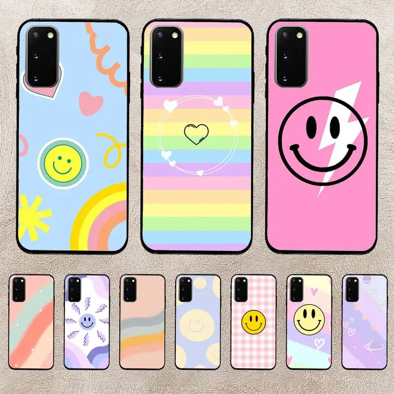 

Smiley Rainbow Phone Case For Huawei Honor 10Lite 10i 20 8x 10 Funda 9lite 9xpro Back Coque