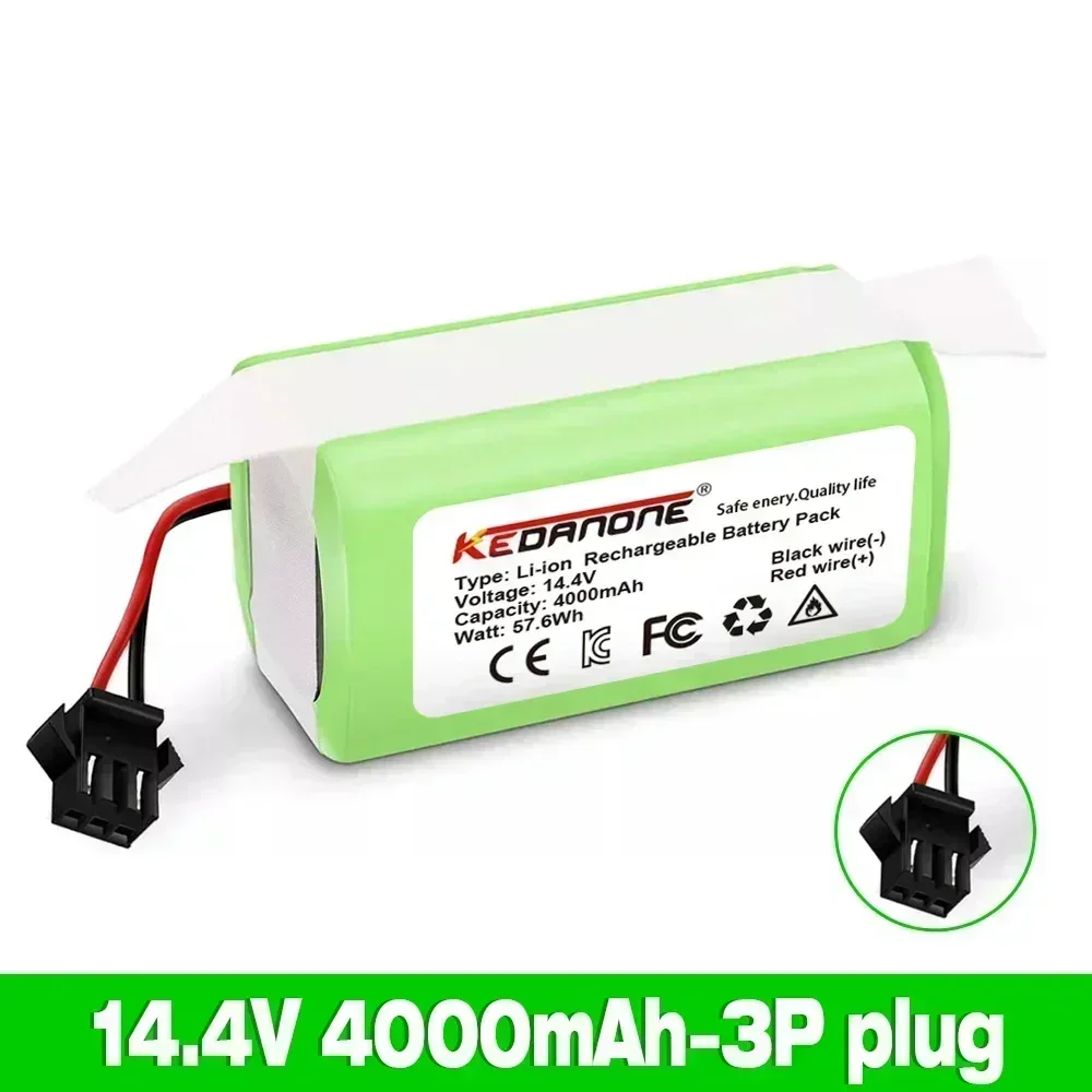 Литий-ионный аккумулятор 14 4 В 0 Ач для Cecotec Conga Excellence 950 990 1090 Ecovacs Deebot DN621 601/605 Eufy RoboVac