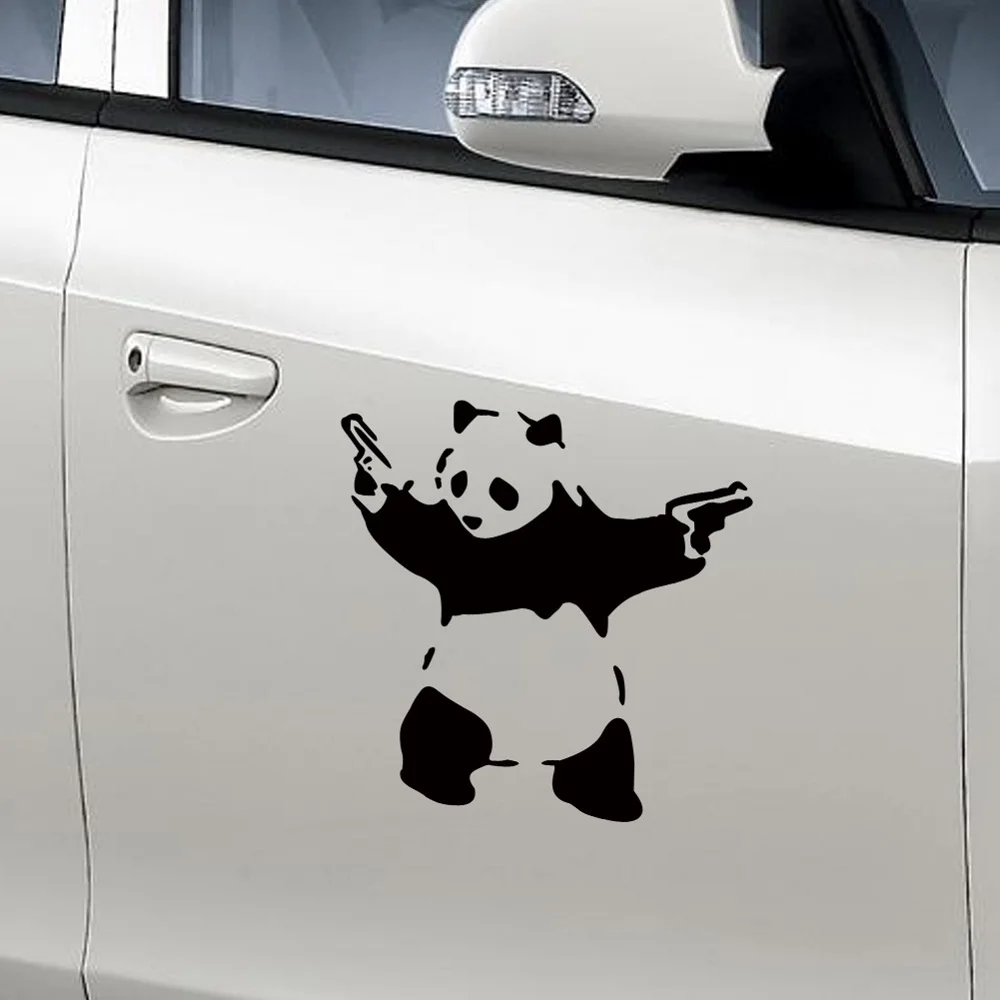 

Wall Stickers Cartoon Cute Panda Carved Wall Post Of Children Room Decorate Car Decorative Stickers On The Wall