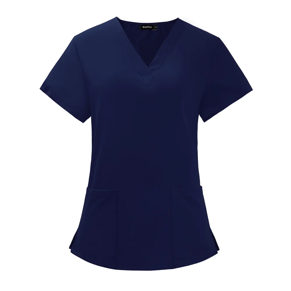 Футболка женская с V-образным вырезом и карманами дышащая | Тематическая одежда