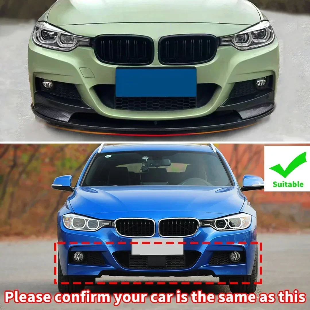 Автомобильный передний спойлер бампер разветвитель подбородка для BMW 3 серии F30 F31