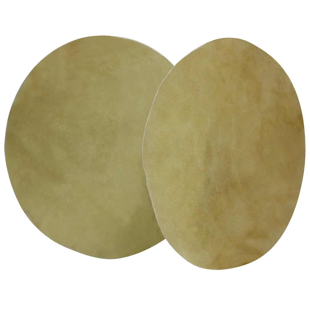 

2Pcs Multi-functional Drum Skins Drum Skins Durable Buffalo Leather Percussion Parts