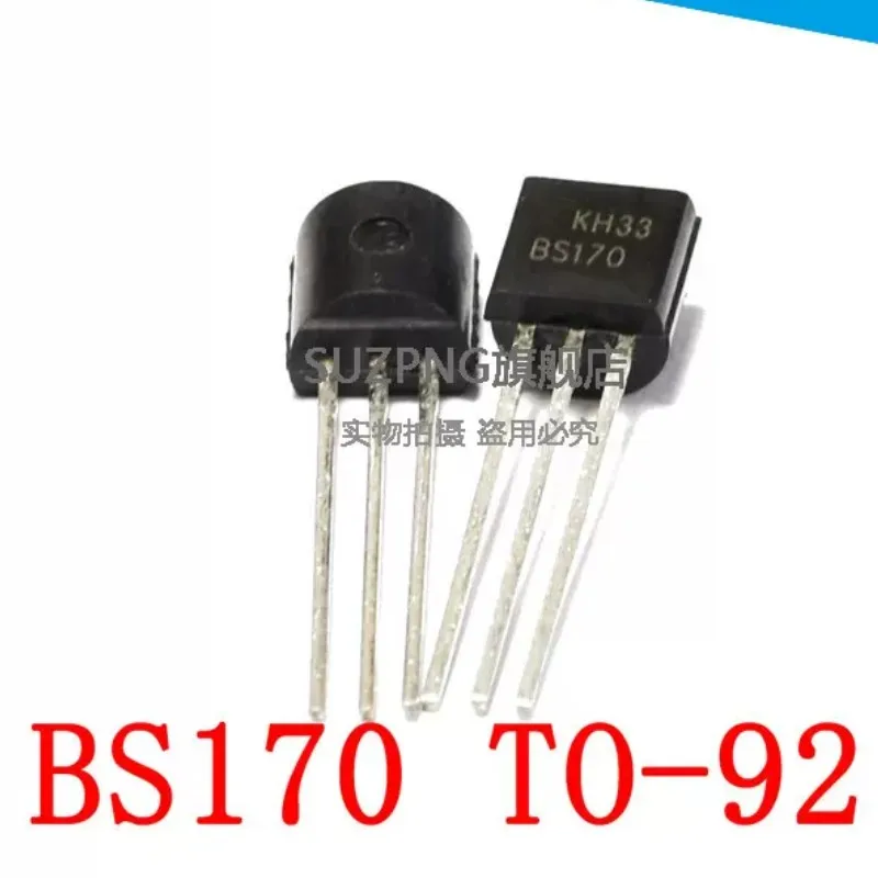 

10 шт./лот BS170 BS 170 0.5A 60V TO-92 N-Channel MOSFET