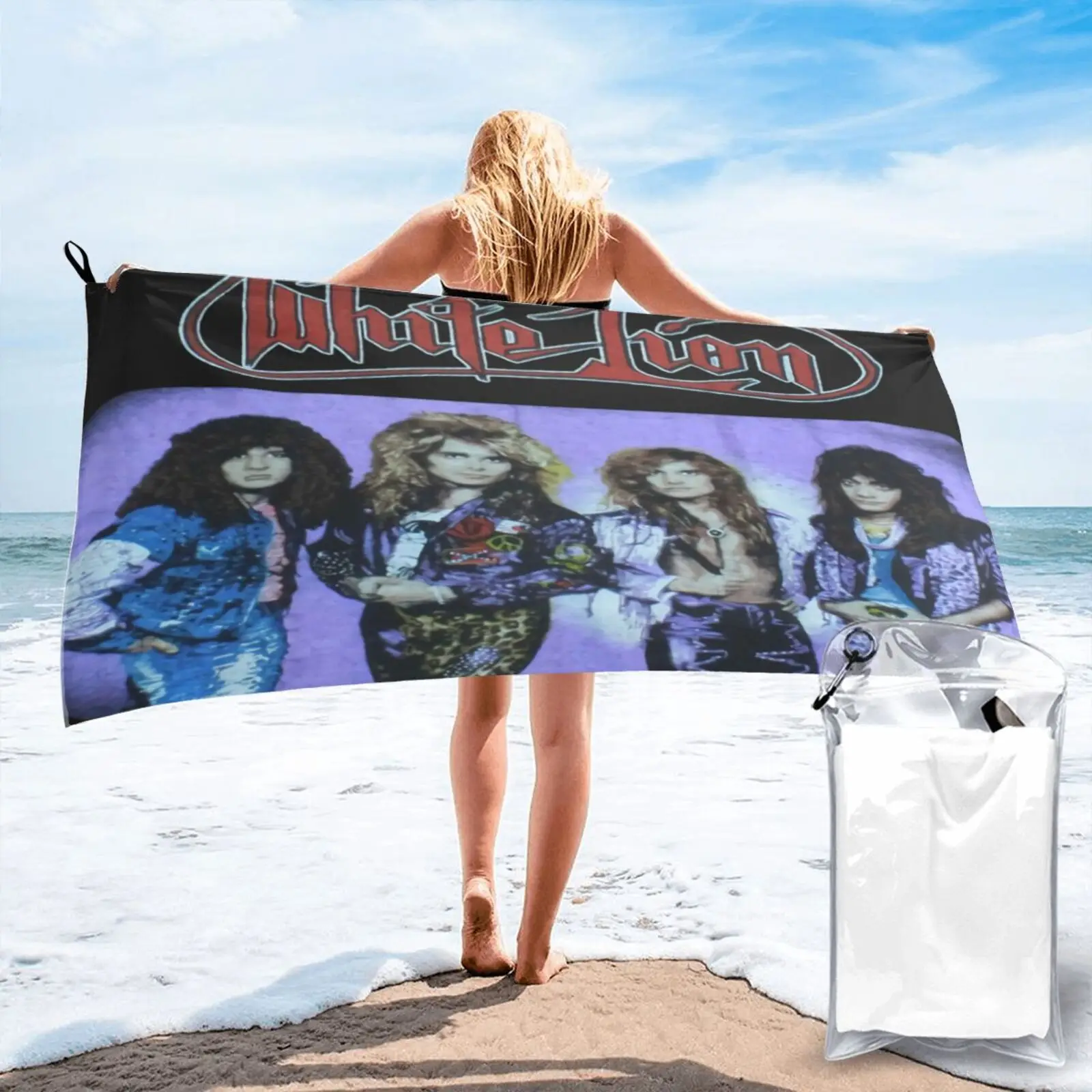 

Rare Lion Band Concert Tour Beach Towel For Bath And Sauna Strandlaken Bath Towels Beach Towel Spa Towels Bathroom Towel Beach