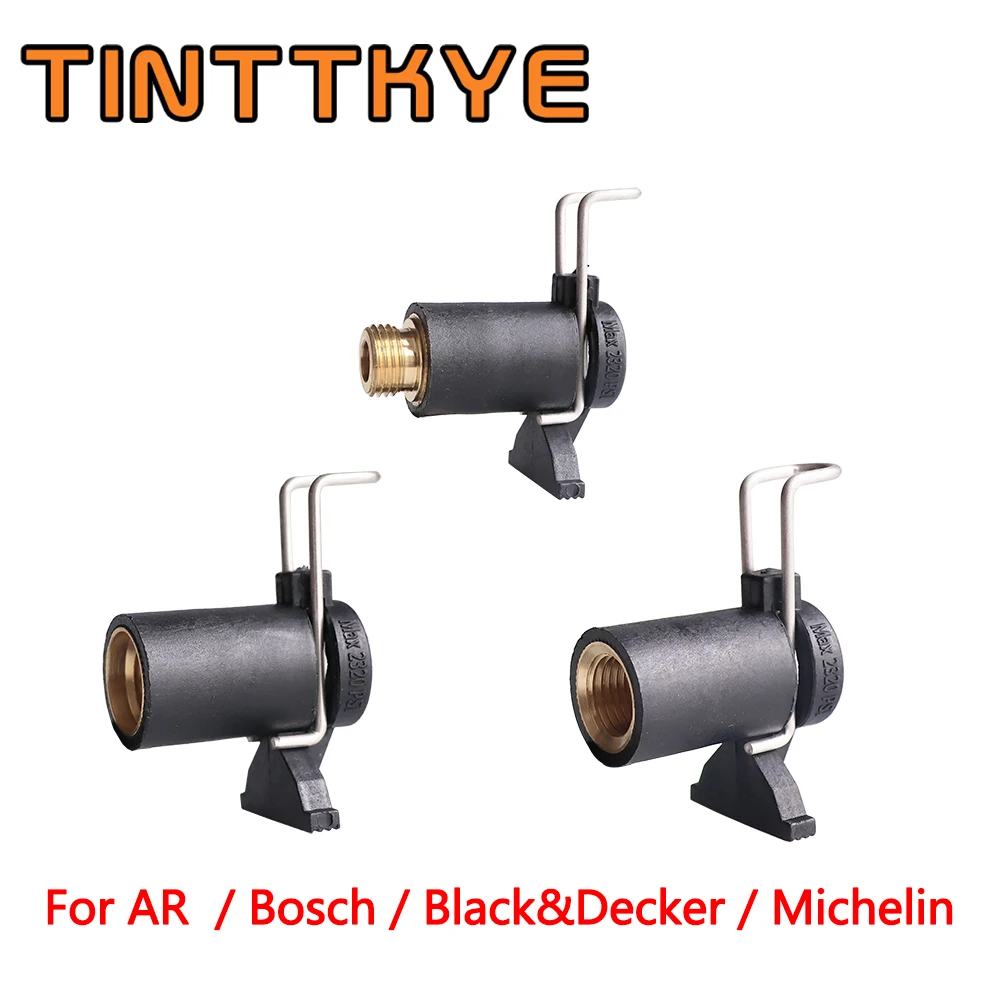 Фото Соединитель шланга мойки высокого давления для Karcher Bosche AR Black Decker Patriot Dawoo Nilfisk STIHL, шланг для очистки воды