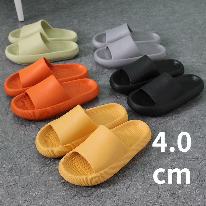 

Slippers for Women Indoor And Outdoor Open Toe Washable Summer House Wide Width Sandal Chunky Men Casual Cloud Slides Black Pink
