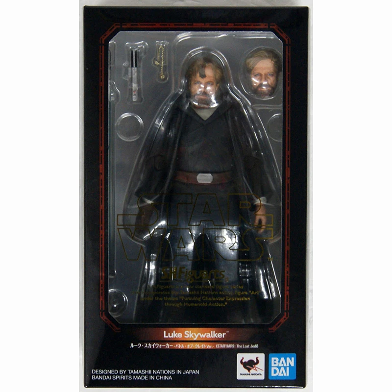

Bandai S.H. Figuarts Luke Skywalker Battle of Crait Ver. (Start Wars The Last Jedi) anime action figures model toys for children