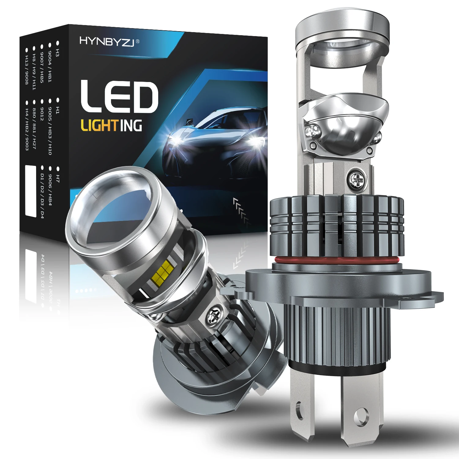 H7 H4 Мини-светодиодный объектив 1:1 Беспроводной H11 H8 Светодиодный проектор Автомобильная фара Линза 9005 9006 HB3 HB4 Противотуманные фары Автомобильная лампа 12 В Plug&Play