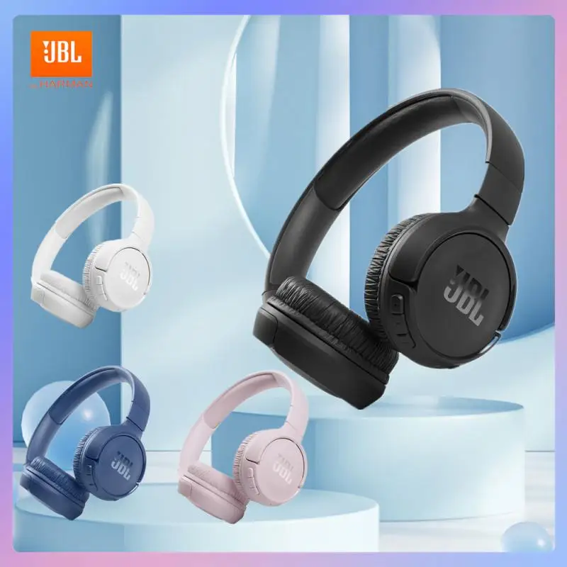 Original JBL T600BTNC Lightweight Wireless Bluetooth Headphone Sports Game Earphones Deep Bass Sound Over-Head Headset With Mic