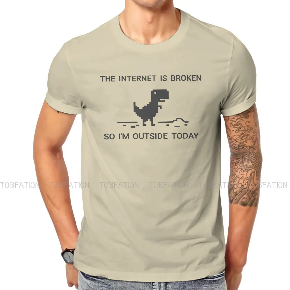 

Programmer Programming Computer Code The Internet is Broken So I am Outside Today T Shirt Cotton Men Clothing O-Neck TShirt