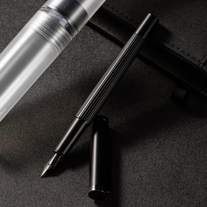 

Ручка перьевая JINHAO черная металлическая, 0,5 мм, для каллиграфии