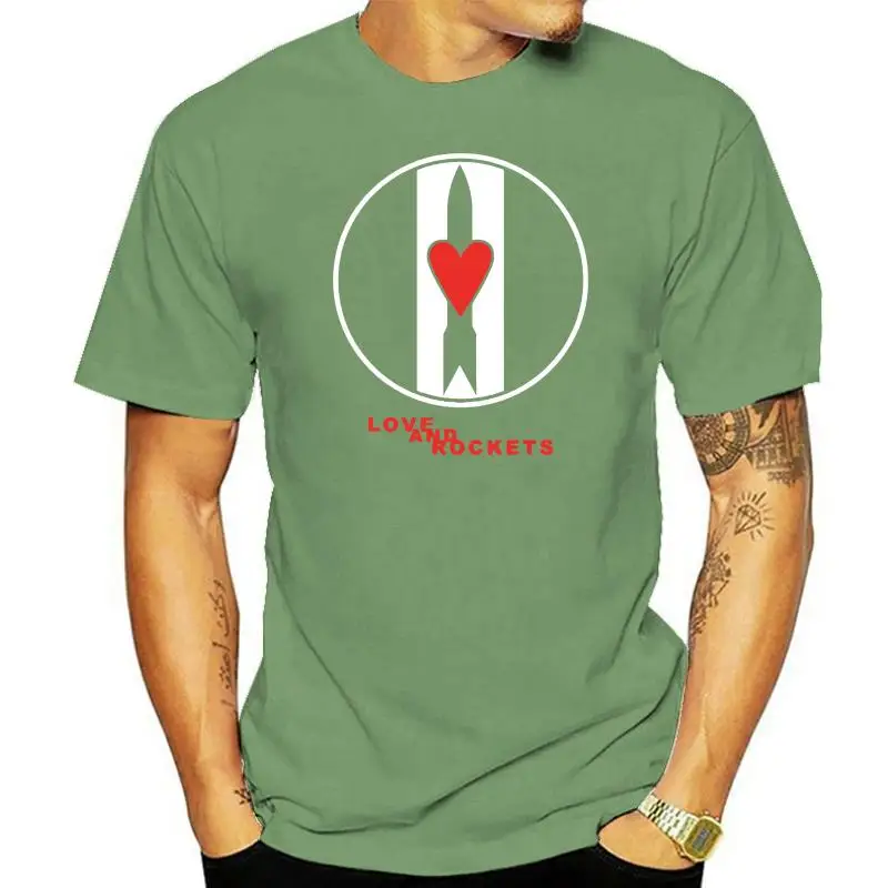 

Новая футболка Love And Rocket 6, США, размер Em1, высококачественная повседневная футболка с принтом