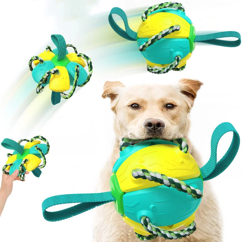 

Outdoor Training Dog Toys Football Bite Resistance Toy for Dogs Pet Products Plush Accessories Supplies Interactive Home