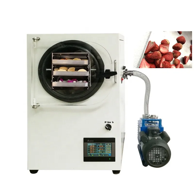 

Small Freeze Dryer Price Industrial Mini Home Laboratory Vacuum Food Lyophilizer Machine