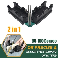 2 in 1 mitre measuring cutting tool 85 180%c2%b0angle clamp measuring and sawing mitre cutting tool for corner baseboard dropshipping