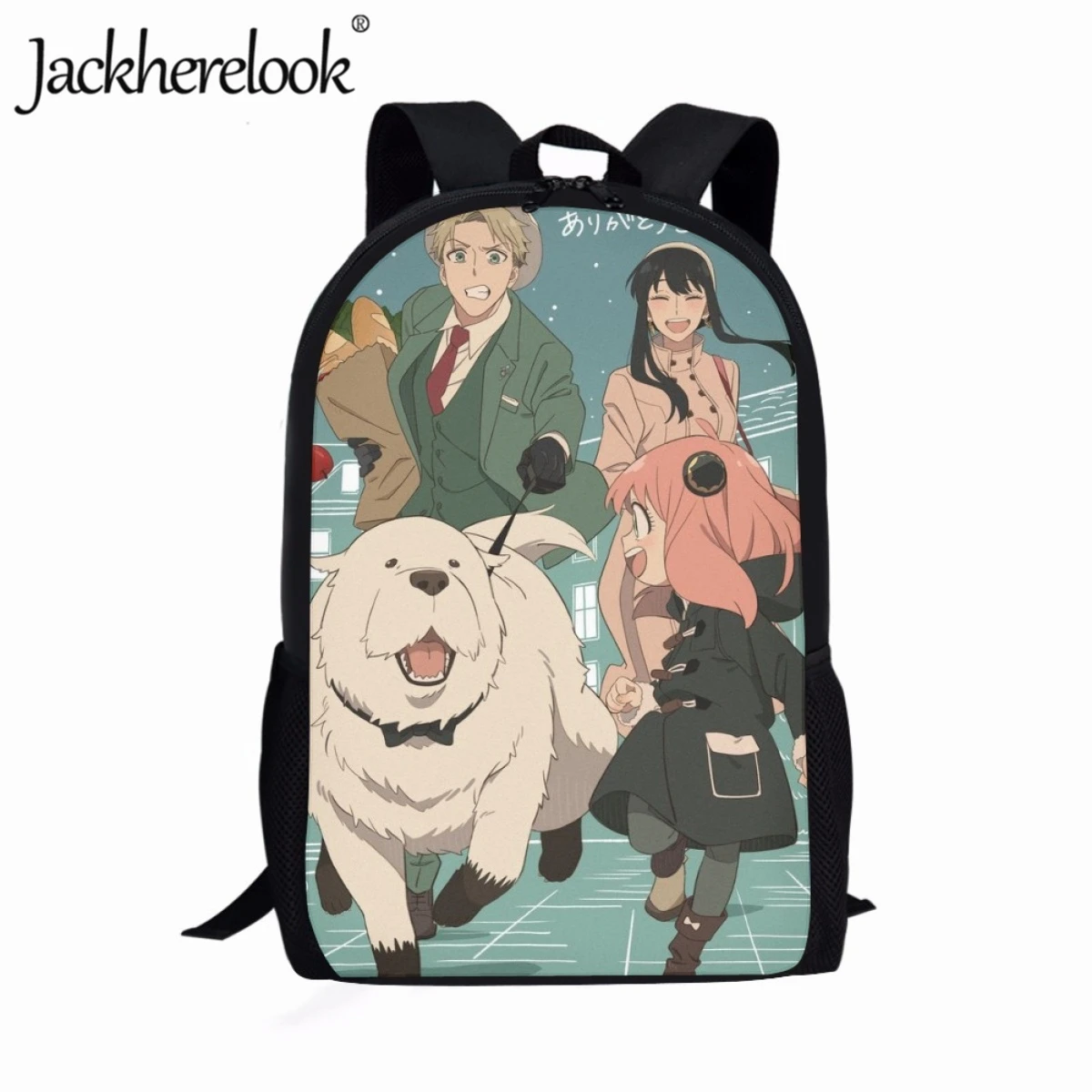 Jackherelook Spy x Family Backpack for Teenager Girls Bookbags Child School Bag Student Back to School Fashion Laptop Knapsack