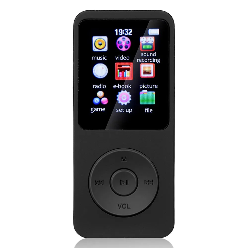 

1.8 inch Color Screen Mini Bluetooth MP3 Player E-book Sports MP3 MP4 FM Radio Walkman Student Music Players for Win8/XP/VISTA