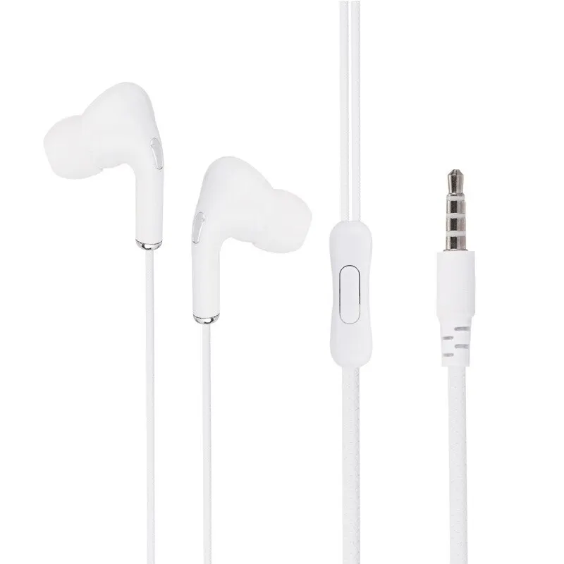 White Wired Headset With Microphone In Ear Game Mobile Phone Computer Live Recording 3.5 Interface Macaron Headset images - 6