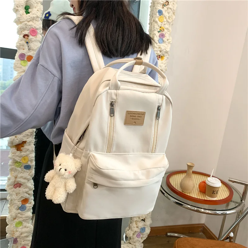 

Women Computers Backpack for Girls Shoulder Bag Canvas Rucksack Nylon School Bag for Teenagers Bolsas Mochila
