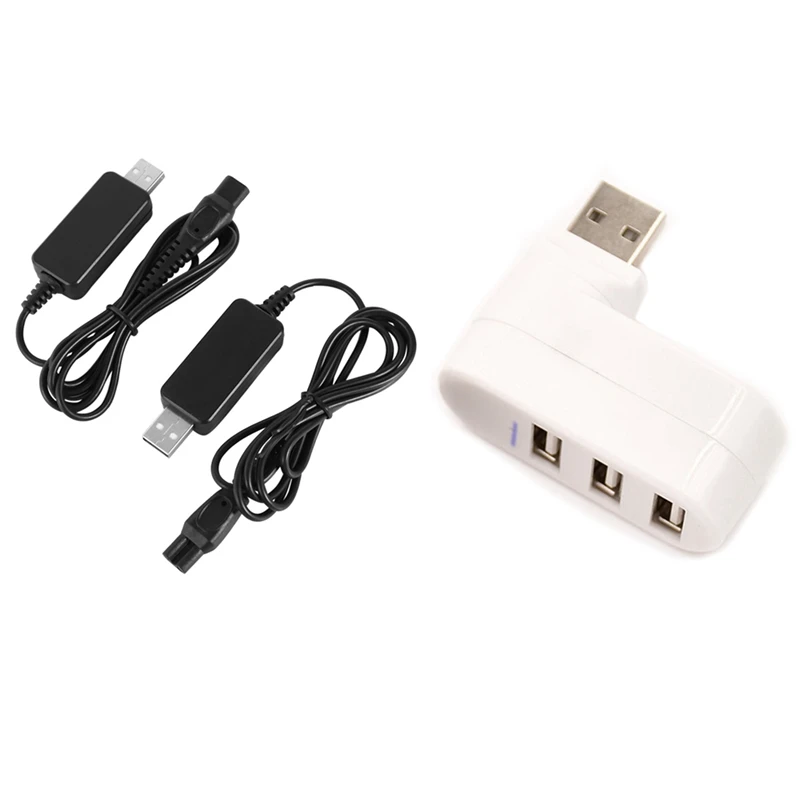 

1X для ноутбука, вращающийся Разветвитель USB, мини-адаптер на 3 порта, белый и 2 USB-разъема 15 в 15 Вт, адаптер зарядного устройства HQ850