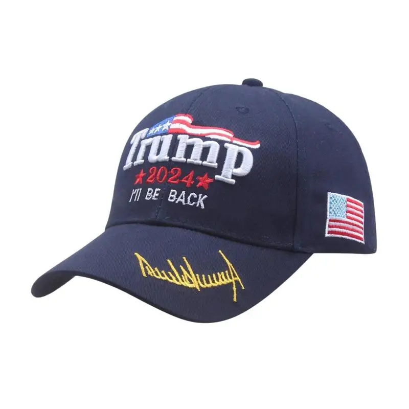 

Stylish Donald Trump 2024 Cap USA Baseball Caps Keep America Great Rebound President Hat Embroidery Fashion Unisex Sunshade Hat