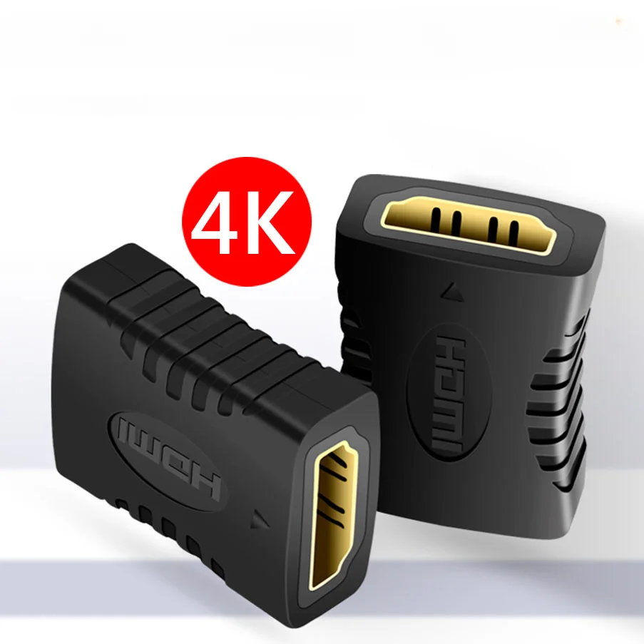 4K HDMI-Compatible Extender Female To Female Converter Extension Adapter For Monitor Display Laptop PS4 3 PC TV Extension Cable