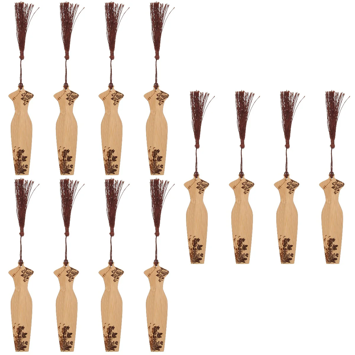 

12 pcs Chinese Style Labels Classic Labels Souvenir Labels Wood Hanging Tags