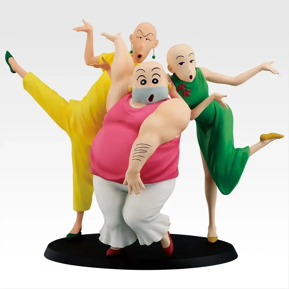 Фото В наличии: Оригинальная фигурка BANDAI Ichiban Kuji Movie Crayon Shin-chan Vol.2 Toppema Mappet, аниме-модель, в коробке №3