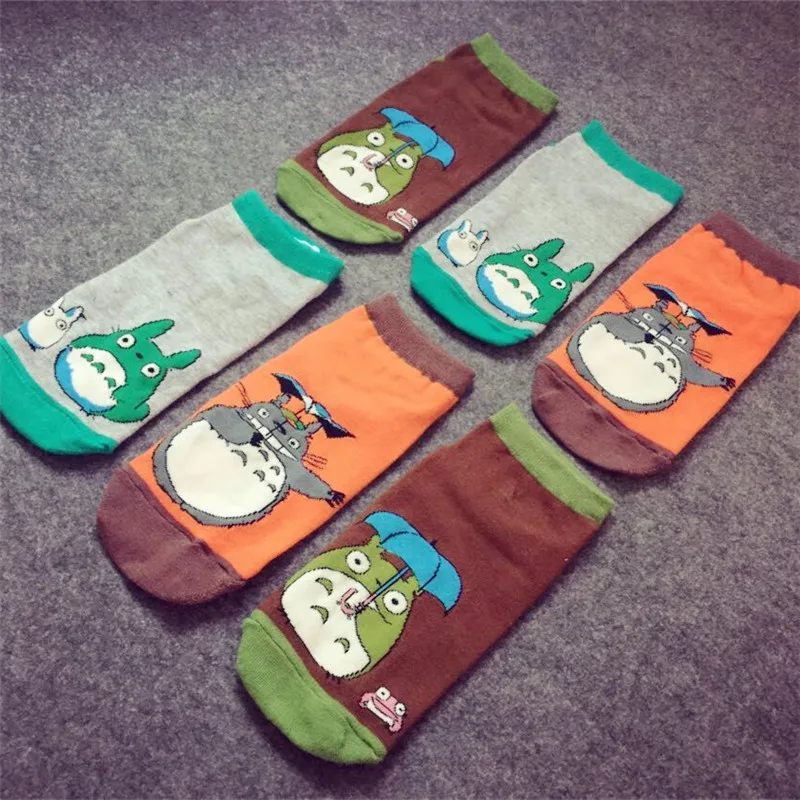 

Anime My Neighbor Totoro Short Socks Cartoon Totoro Printing Socks For Women Men Summer Autumn Feet Absorption Sport Accessories