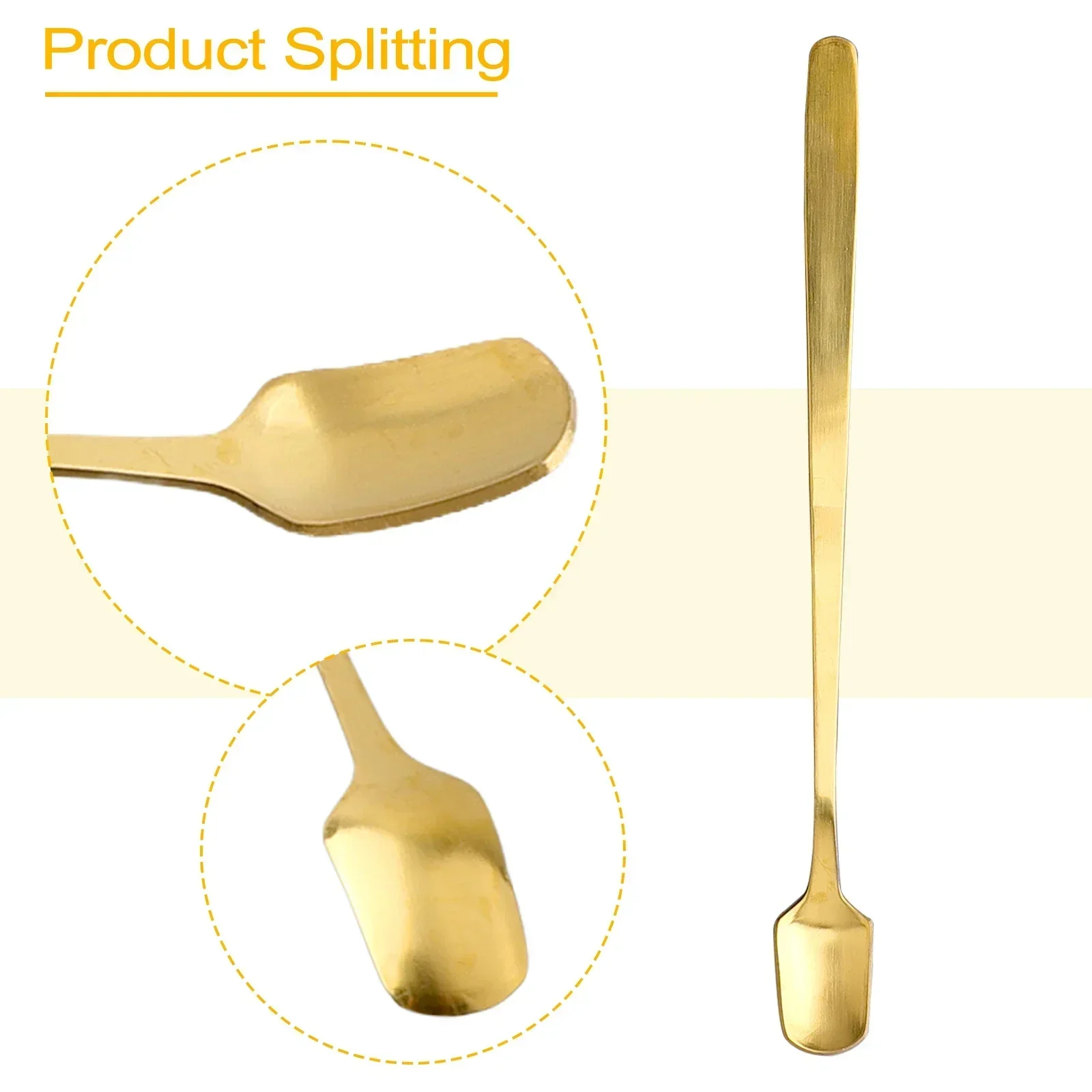 1 шт. кофейная ложка из нержавеющей стали 15/17 см для кофе мороженого коктейля