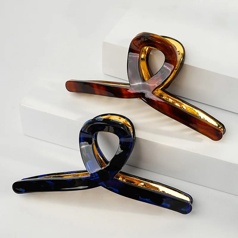 Зажим для волос во французском стиле женщин и девочек аксессуар ручной работы