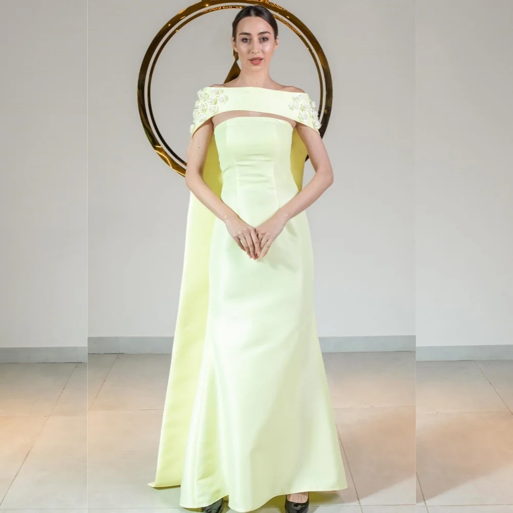 Индивидуальное платье с аппликацией и клубной русалкой вырезом лодочкой на