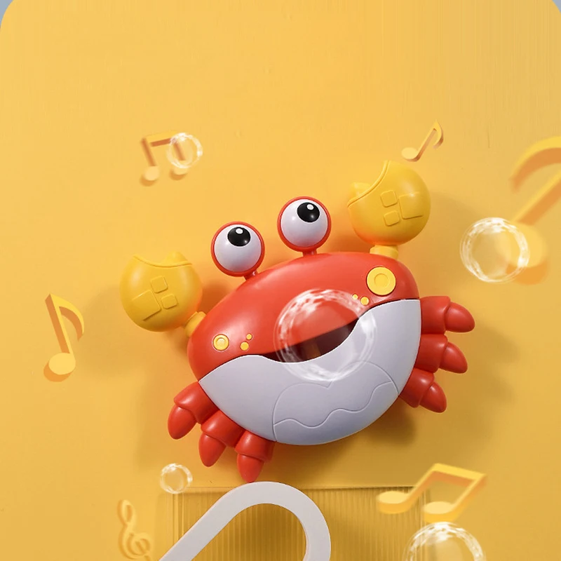 Игрушка для ванны в форме краба электрическая музыкальная игрушка-пульверизатор