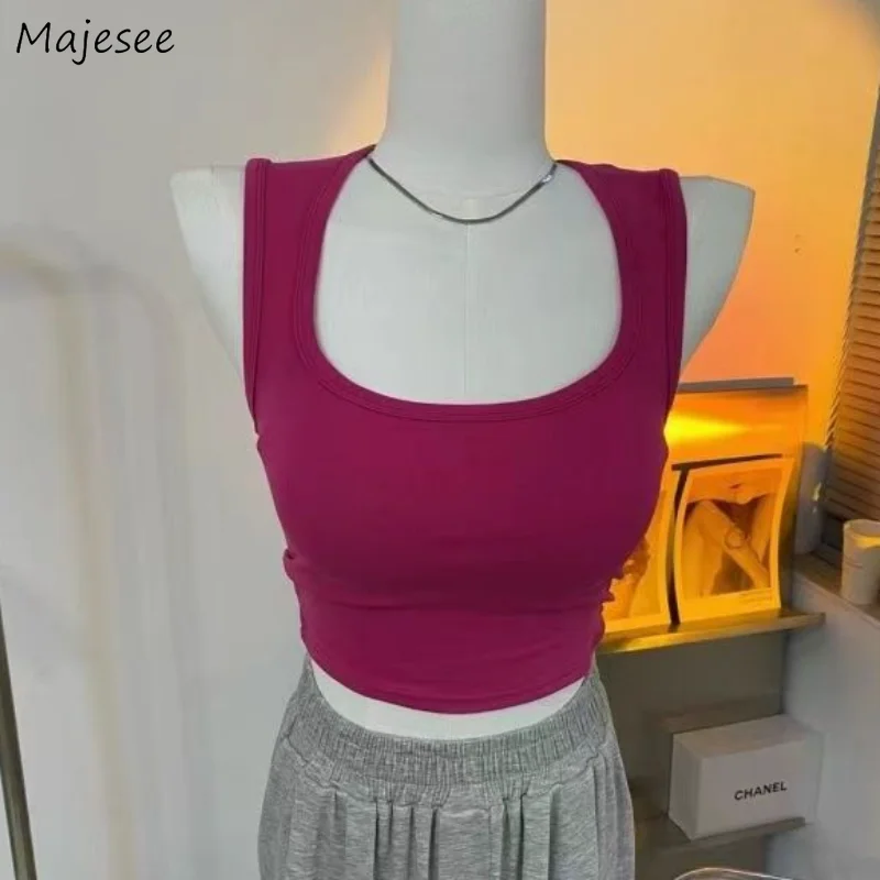 

Tanks Women S-5XL Simple Skinny Hotsweet Female Crop Tops Summer Inner All-match Fashion Streetwear Mature Chic Casual Ulzzang