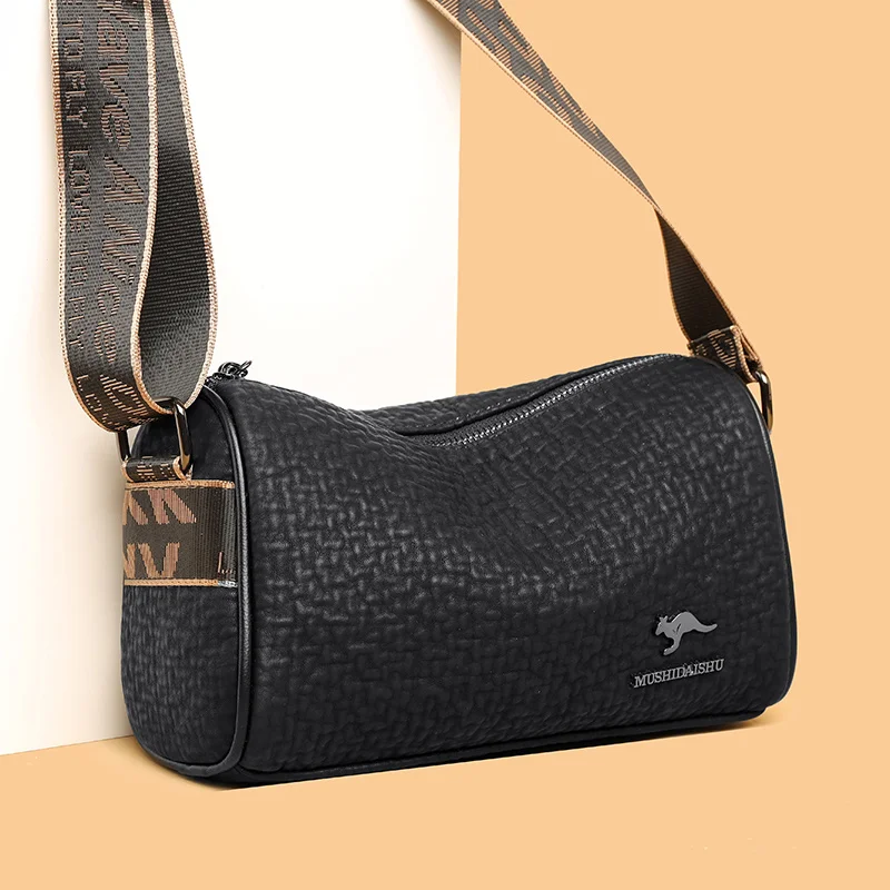 

High Quality Solid color Crossbody Shoulder Bags for Women 2023 Luxury Ladies Purses And Handbags New Female Messenger Tote Sac